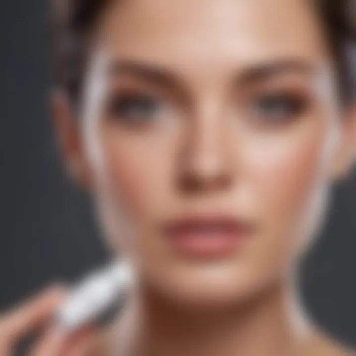 Application technique of anti-aging cream