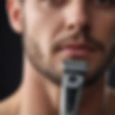 Side view of a versatile shaver highlighting its adjustable settings for different stubble lengths.