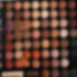 Vibrant color swatches of Bobbi Brown cream shadow sticks on a palette.