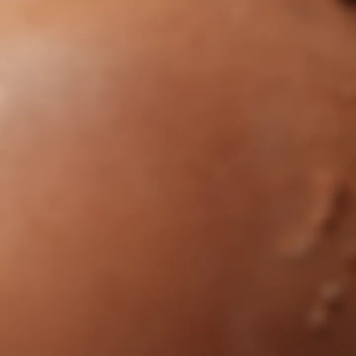 Close-up of Vita Liberata Tanner bronzing mousse texture