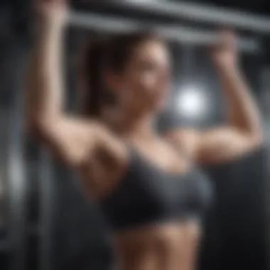 Dynamic Pull-Up Movement Athlete performing pull-up exercise