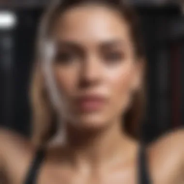 Focused Training Mindset Determination and focus in pull-up training