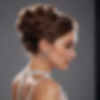 A styled updo that embodies elegance and sophistication for formal occasions