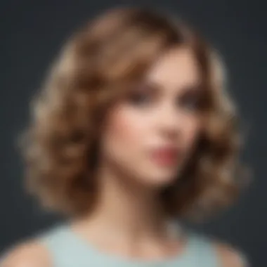 Diverse hair types styled with curling gel, illustrating its versatility.