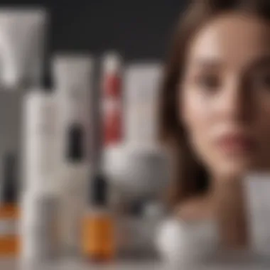Variety of Skincare Products Diverse skincare products arranged aesthetically