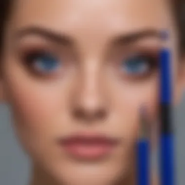 Diverse Skin Tones with Cobalt Blue Eye Pencil