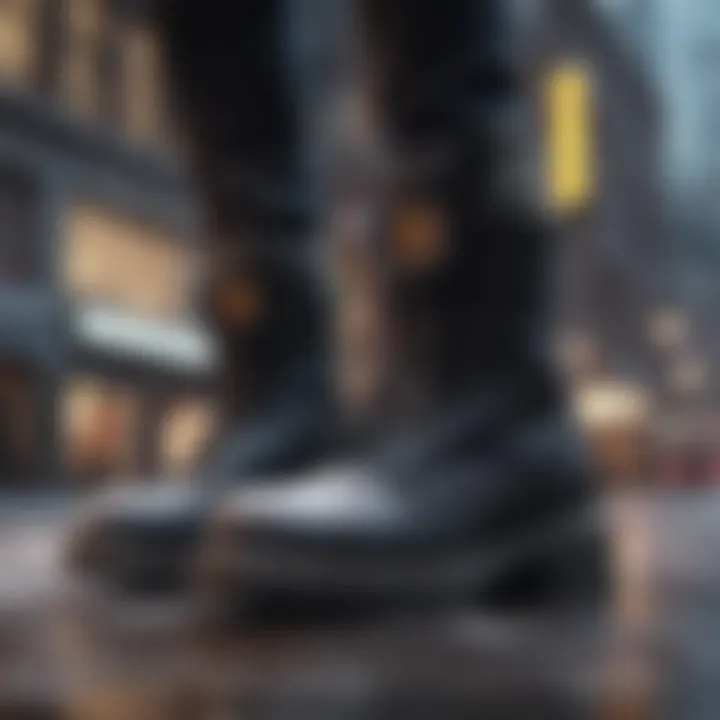 Doc Martens Winter Cityscape