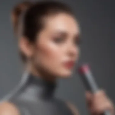 Dyson Airwrap styling tool showcasing its sleek design