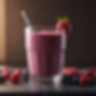 Antioxidant-Rich Berry Smoothie Vibrant mixed berries smoothie