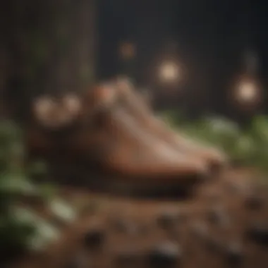 Sustainable Sourcing Practices Eco-friendly shoe material sourced from sustainable farms
