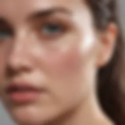 Illustration of various acne scar treatments