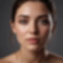 A serene nighttime skincare routine featuring soothing products.