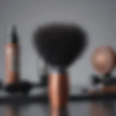 A variety of styling tools and products for frizz control