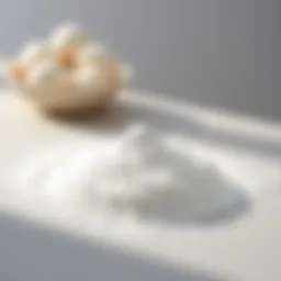 Collagen powder in a minimalist setting
