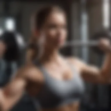 Powerful Strength Training Session Weights used in strength training workout