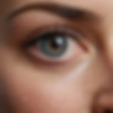 Dry Eye Syndrome Diagram Diagram illustrating dry eye syndrome