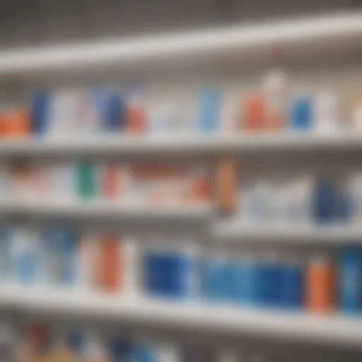 A display of CeraVe sunscreen products on a Target shelf, showcasing a variety of options.