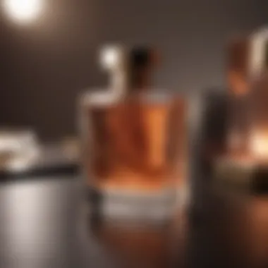 Atmospheric setting depicting the allure of After Five fragrance