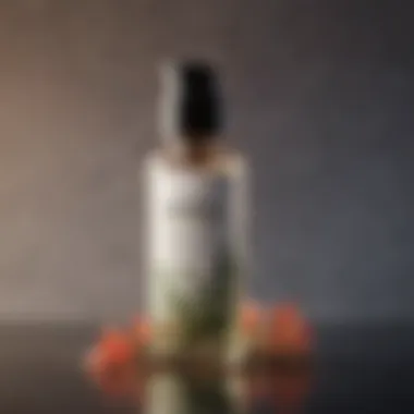 Botanical Infusion in Waterless Dry Conditioner Vibrant botanical ingredients in waterless dry conditioner bottle
