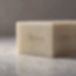 Close-up of CeraVe Bar Soap texture