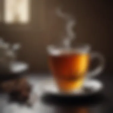 Aromatic Steaming Cup of China Slim Tea