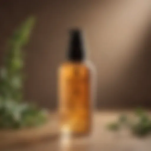 Elegant presentation of Clean Reserve Hair Mist featuring natural ingredients.