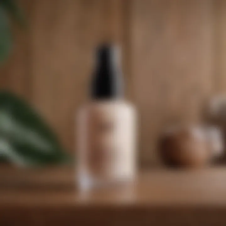 E.L.F. Daily Moisturizer bottle on a wooden background