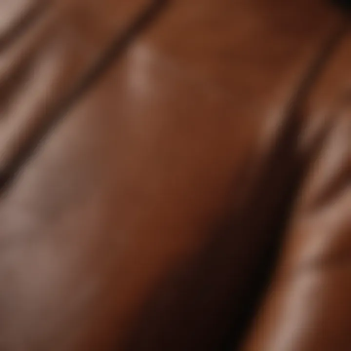 Luxurious Leather Texture Close-Up