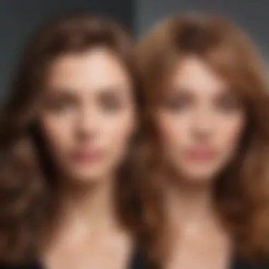 Remarkable Hair Transformation with Flaxseed Gel Before and after shots illustrating hair transformation