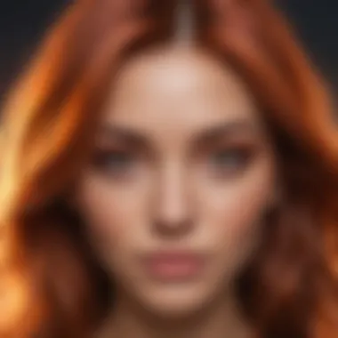 Radiant Sunset Hair Color Palette
