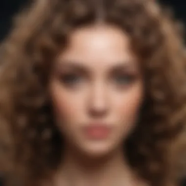 A close-up of textured curls highlighting different styles.