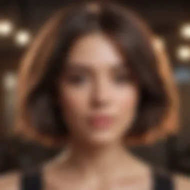 Textured Lob for a Playful Touch Textured lob hairstyle with a playful flair