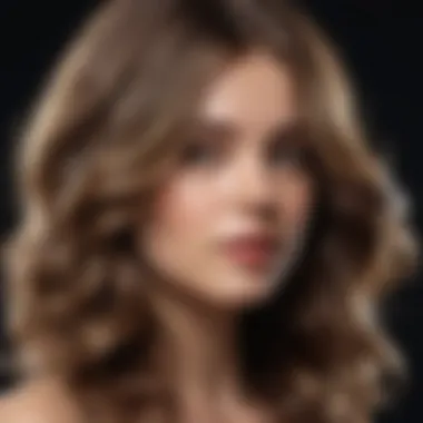 Wavy Layers for Sophisticated Elegance Wavy layers cascading down for a sophisticated vibe