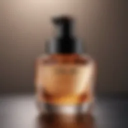 Close-up of Olay Facial Oil Daily Treatment bottle showcasing its elegant design.