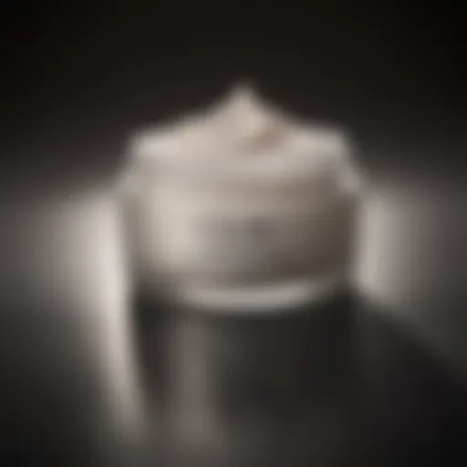 Close-up view of Olay Night Cream texture