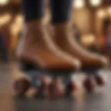 Vintage roller skates showcasing classic design