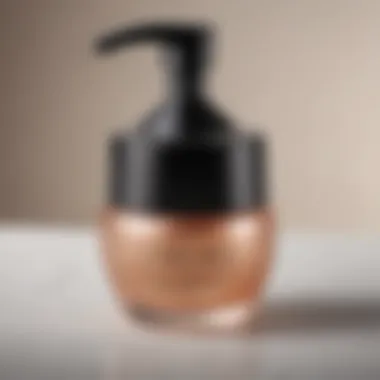 A close-up of sulfate free curl mousse bottle