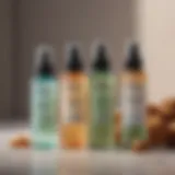 A selection of Mario Badescu facial sprays showcasing their diverse formulations.