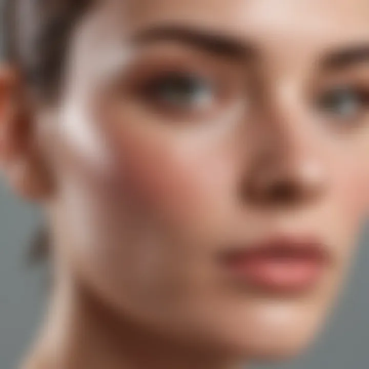 Illustration of environmental factors affecting skin tone