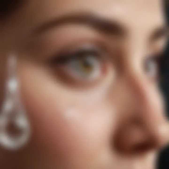 An infographic illustrating various types of eye drops available for dry eyes.