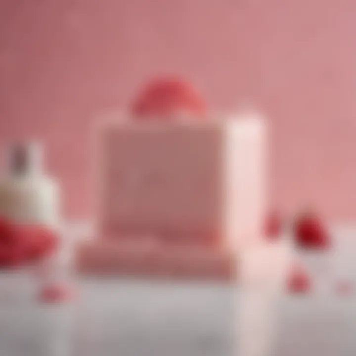 Various ingredients that inspire the formulation of the Glossier Soap Bar