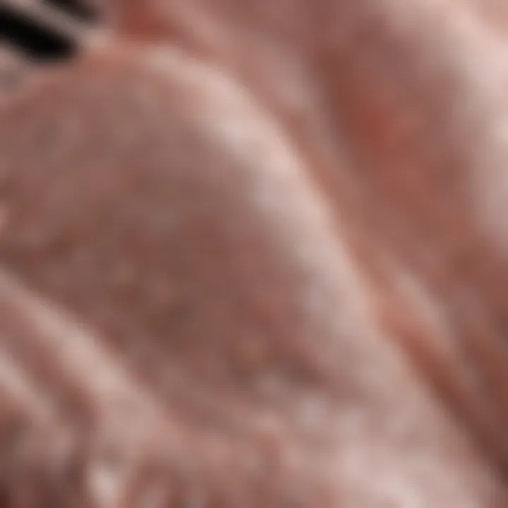 A close-up view showing the softness and texture of high-quality bralette fabrics.