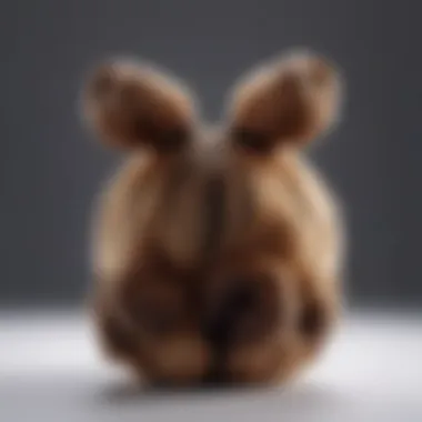 A close-up of a high-quality clip-on space bun product