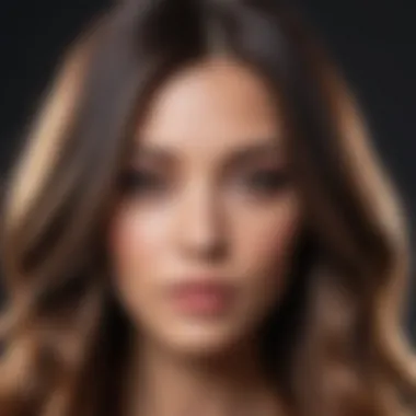 Trendy ombre hair transformation