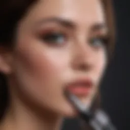 Elegant beauty tools arranged for a glamorous look