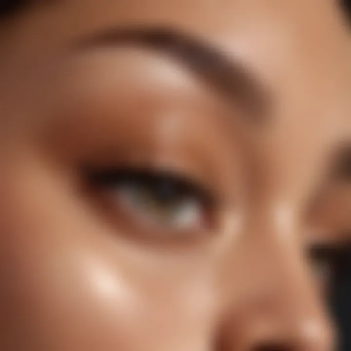 Close-up of Fenty Beauty concealer with a smooth texture