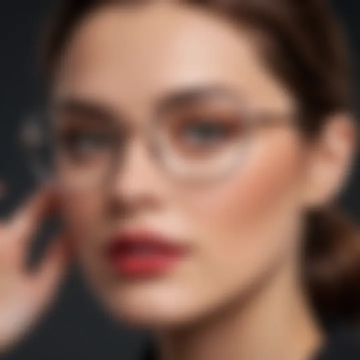 A stylish selection of eyeglasses that merge fashion with functionality