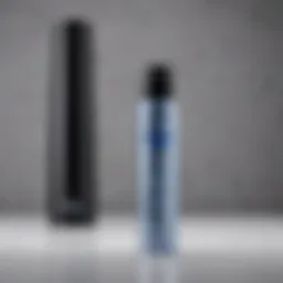 Bottle of Frizz Ease Flat Iron Spray with a sleek design