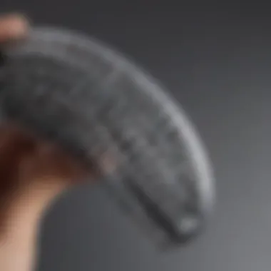 Ergonomic Design for Gentle Detangling Gentle Detangling Comb for Wavy Hair