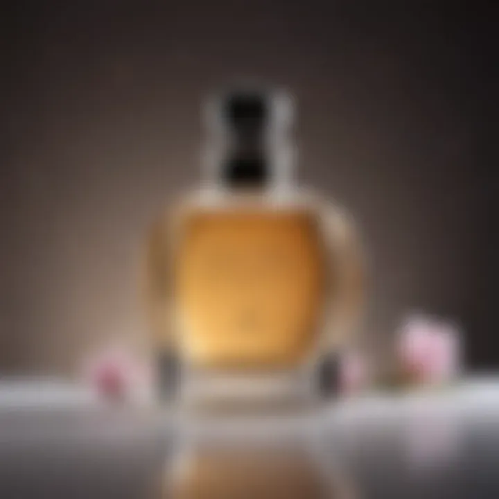 Close-up of a fragrance note breakdown